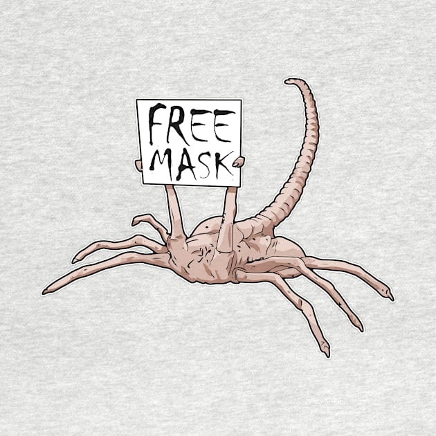 Free Mask - Facehugger by Polomaker